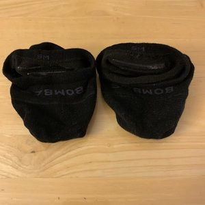 Bombas No Show Socks- Small, Black